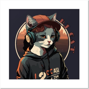 Dj Cat Posters and Art